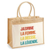 Sac Fête des Mères Mamie MAman Soeur Femme Famille Idée Cadeau anniversaire Noël Travail Boulot Métier Départ Retraite Collègue Femme cabas shopping plage