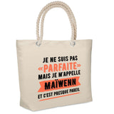 Sac Fête des Mères Mamie Famille Idée Cadeau anniversaire Noël Travail Boulot Métier Départ Retraite Collègue Femme cabas shopping plage