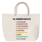 Sac Fête des Mères Fete des Pères Papi Mamie Famille Cadeau anniversaire Noël Travail Boulot Métier Retraite Collègue Femme Homme Cabas