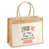 Sac Fête des Mères Mamie Famille Idée Cadeau anniversaire Noël Travail Boulot Métier Départ Retraite Collègue Femme cabas shopping plage Homme Papa Papi Pères Frère
