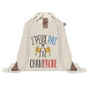 Sac à dos avec pochette J'peux pas Champagne