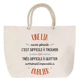 Sac Fête des Mères Mamie Famille Idée Cadeau anniversaire Noël Travail Boulot Métier Départ Retraite Collègue Femme cabas shopping plage
