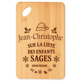 Planche à découper cadeau Noël famille amis papa maman mamie papi, idée cadeau apéro et cuisine, Secret Santa