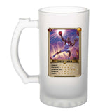 fete des peres papa carte geek gamer cadeau anniversaire noel chope verre à bière cervoise