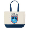 Sac de shopping bleu J'peux pas Polo