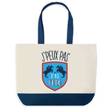 Sac de shopping bleu J'peux pas Polo