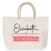 Sac Fête des Mères Mamie Famille Idée Cadeau anniversaire Noël Travail Boulot Métier Départ Retraite Collègue Femme cabas shopping plage