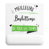 Tapis de souris ergonomique avec repose-poignet, accessoire bureau pour femme et homme, fête des pères, cadeau pas cher, idée cadeau fête des mères, secret santa, départ à la retraite, télétravail et gaming