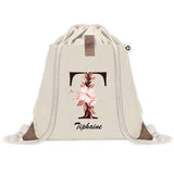 Sac à dos avec pochette Tiphaine Lettre Fleur