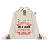 Sac à dos avec pochette Technicienne Superwoman