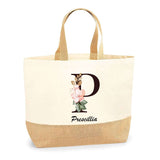 Sac Jute Fête des Mères Fêtes des Pères Mamie Papi Famille Idée Cadeau anniversaire Noël Travail Boulot Métier Départ Retraite Collègue Femme Homme