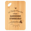 Planche bambou gravée personnalisée femme idée cadeau Fête des Mères apéro 30×20 prénom cuisine plateau fromage anniversaire noel maman mamie
