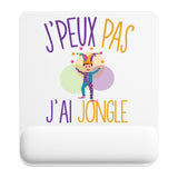 Tapis de souris ergonomique avec repose-poignet, accessoire bureau pour femme et homme, fête des pères, cadeau pas cher, idée cadeau fête des mères, secret santa, départ à la retraite, télétravail et gaming