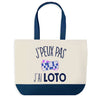 Sac de shopping bleu J'peux pas Loto