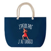 Sac de plage Bleu anse corde J'peux Pas Tango