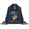 sac a dos bleu coton recycle avec pochette idee cadeau originale pour collegue ami prof ou membre de la famille cadeau mixte noel anniversaire secret santa ou depart au travail sac leger pratique et ecologique design breton moderne