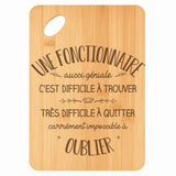Planche bambou gravée personnalisée femme idée cadeau Fête des Mères apéro 30×20 prénom cuisine plateau fromage anniversaire noel maman mamie