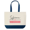Sac de shopping bleu Sylviane en Vacances