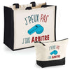 Cabas homme ou femme sac plage ou shopping tote bag pochette trousse Idée cadeau original pour anniversaire Noël travail départ retraite collègue famille fete des mères fetes des pères papa maman mamie papi