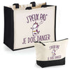 Cabas homme ou femme sac plage ou shopping tote bag pochette trousse Idée cadeau original pour anniversaire Noël travail départ retraite collègue famille fete des mères fetes des pères papa maman mamie papi