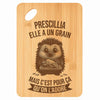 Planche bambou gravée personnalisée femme idée cadeau Fête des Mères apéro 30×20 prénom cuisine plateau fromage anniversaire noel maman mamie
