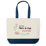 Sac de shopping bleu Maitre de Stage d'exception