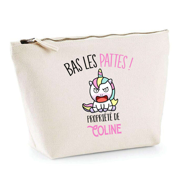 Trousse pochette de rangement maquillage Fête des Mères Mamie Famille Idée Cadeau anniversaire Noël Travail Boulot Métier Départ Retraite Collègue Femme