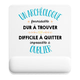 Tapis de souris ergonomique avec repose-poignet, accessoire bureau pour femme et homme, fête des pères, cadeau pas cher, idée cadeau fête des mères, secret santa, départ à la retraite, télétravail et gaming