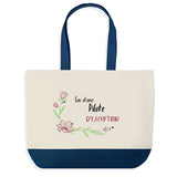 Sac de shopping bleu Pilote d'exception