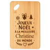 Planche à découper cadeau Noël famille amis papa maman mamie papi, idée cadeau apéro et cuisine, Secret Santa