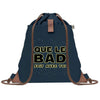 sac a dos bleu coton recycle avec pochette idee cadeau originale pour collegue ami prof ou membre de la famille cadeau mixte noel anniversaire secret santa ou depart au travail sac leger pratique et ecologique design breton moderne