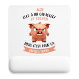 Tapis de souris ergonomique avec repose-poignet, accessoire bureau pour femme et homme, fête des pères, cadeau pas cher, idée cadeau fête des mères, secret santa, départ à la retraite, télétravail et gaming