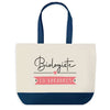 Sac de shopping bleu Biologiste en Vacances