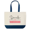 Sac de shopping bleu Danielle en Vacances