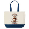 Sac de shopping bleu Ingénieur Chouette Grain