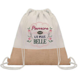 Sac Fête des Mères Mamie Famille Idée Cadeau anniversaire Noël Travail Boulot Métier Départ Retraite Collègue Femme cabas shopping plage