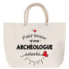 Sac Fête des Mères Mamie Famille Idée Cadeau anniversaire Noël Travail Boulot Métier Départ Retraite Collègue Femme cabas shopping plage
