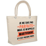 Sac Fête des Mères Mamie Famille Idée Cadeau anniversaire Noël Travail Boulot Métier Départ Retraite Collègue Femme cabas shopping plage