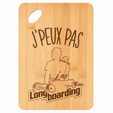 Planche bambou gravée personnalisée femme homme idée cadeau Fête des Mères Fête des Pères apéro papa maman prénom cuisine plateau fromage
