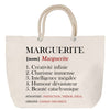 Sac Fête des Mères Mamie Famille Idée Cadeau anniversaire Noël Travail Boulot Métier Départ Retraite Collègue Femme cabas shopping plage