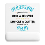 Tapis de souris ergonomique avec repose-poignet, accessoire bureau pour femme et homme, fête des pères, cadeau pas cher, idée cadeau fête des mères, secret santa, départ à la retraite, télétravail et gaming