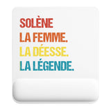 Tapis de souris ergonomique avec repose-poignet, accessoire bureau pour femme et homme, fête des pères, cadeau pas cher, idée cadeau fête des mères, secret santa, départ à la retraite, télétravail et gaming