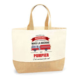 Sac Jute Fête des Mères Fêtes des Pères Mamie Papi Famille Idée Cadeau anniversaire Noël Travail Boulot Métier Départ Retraite Collègue Femme Homme
