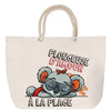 Sac Fête des Mères Mamie Famille Idée Cadeau anniversaire Noël Travail Boulot Métier Départ Retraite Collègue Femme cabas shopping plage
