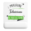 Tapis de souris ergonomique avec repose-poignet, accessoire bureau pour femme et homme, fête des pères, cadeau pas cher, idée cadeau fête des mères, secret santa, départ à la retraite, télétravail et gaming