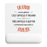 Tapis de souris ergonomique avec repose-poignet, accessoire bureau pour femme et homme, fête des pères, cadeau pas cher, idée cadeau fête des mères, secret santa, départ à la retraite, télétravail et gaming
