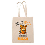 Sac tote bag réutilisable coton shopping Fête des Mères Mamie Famille Idée Cadeau anniversaire Noël Travail Boulot Métier Départ Retraite Collègue Femme