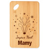 Planche à découper Joyeux noël Mamy cerf