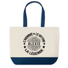 Sac de shopping bleu Alexis Homme Mythe Légende étoile