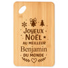 Planche à découper cadeau Noël famille amis papa maman mamie papi, idée cadeau apéro et cuisine, Secret Santa